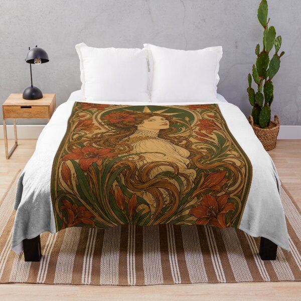 Item preview, Belle Epoque Woman Amaryllis Star Panel designed and sold by kuradoshanon.