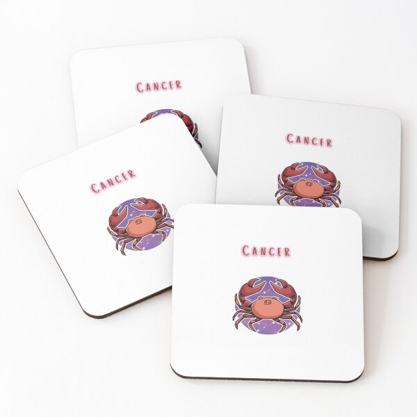 Item preview, Cute Cancer Star Sign Crab Aesthetic Purple Zodiac Illustration designed and sold by By The Moon.