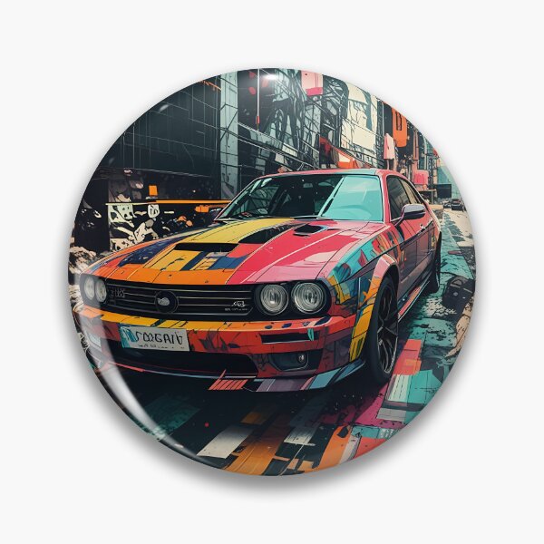 Artikelvorschau, Auto-Pop-Art-Retro-Stil entworfen und verkauft von Digital-Art-Works-UK.