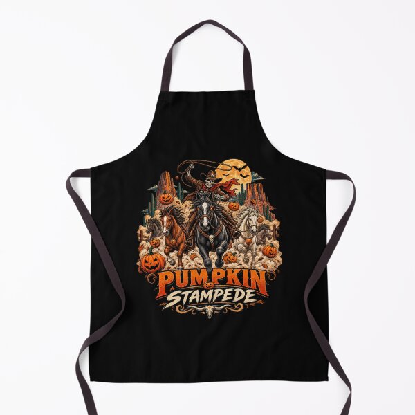 Item preview, Pumpkin Stampede Skeleton Cowboy Halloween Western Rodeo designed and sold by afr-saad.