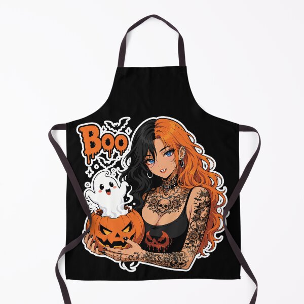 Item preview, Jack O Lantern Anime Girl designed and sold by GhoulishGraphX.
