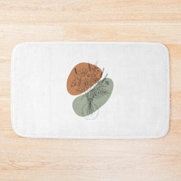 Item preview, Boho Wildflower Vase Line Art Botanical Wall Decor designed and sold by GTFullShop.