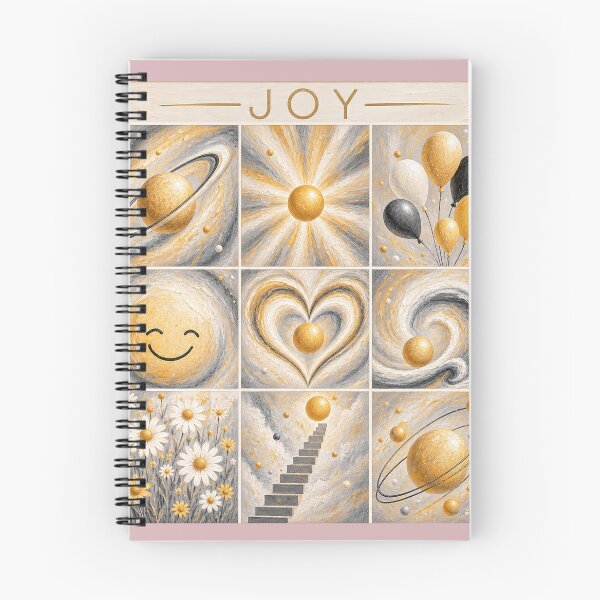 Item preview, Joy Positive Energy Golden Celestial Collage designed and sold by PrintGo26.