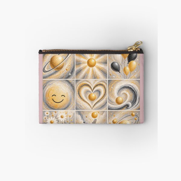 Item preview, Joy Positive Energy Golden Celestial Collage designed and sold by PrintGo26.
