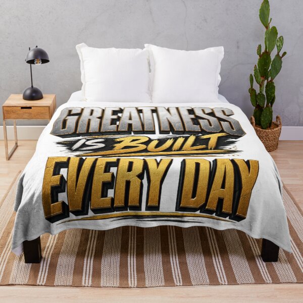 Item preview, Greatness Is Built Every Day designed and sold by bolaAura.