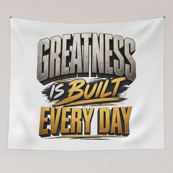 Item preview, Greatness Is Built Every Day designed and sold by bolaAura.