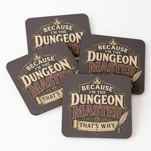 Item preview, Because I'm the Dungeon Master Funny DM Tee designed and sold by RealArtMedia.