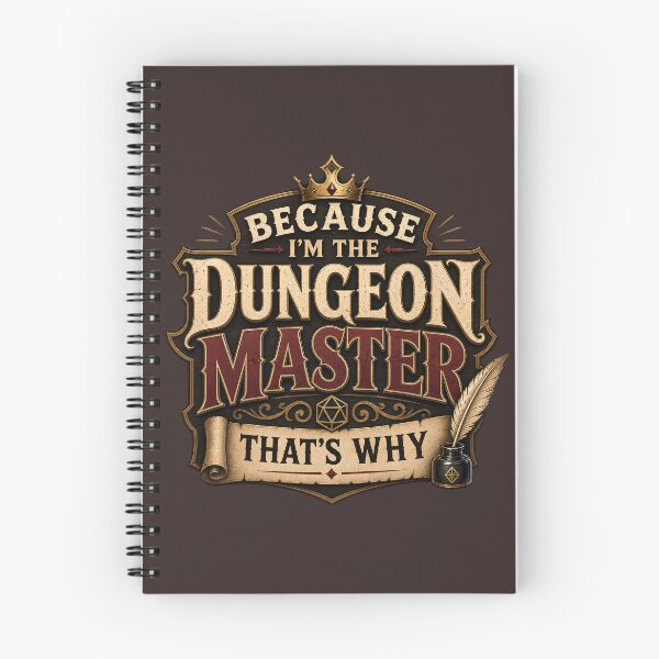 Item preview, Because I'm the Dungeon Master Funny DM Tee designed and sold by RealArtMedia.
