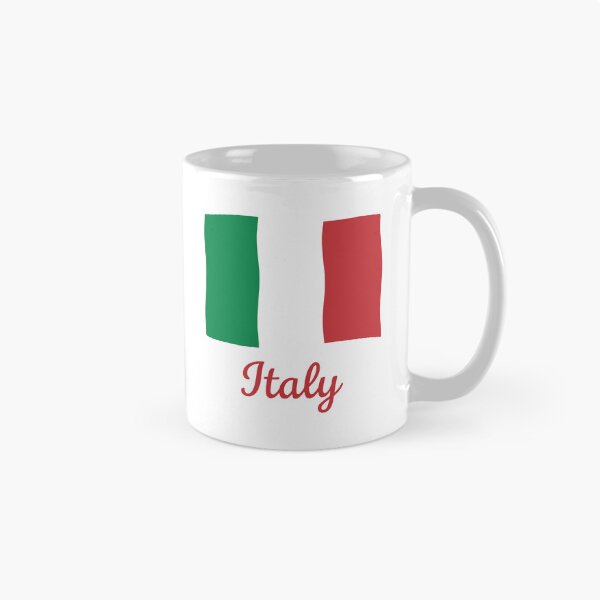 Item preview, Italian Flag Tricolore with Elegant Italy Text designed and sold by MavtM.