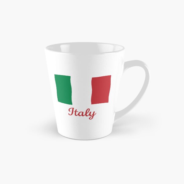Item preview, Italian Flag Tricolore with Elegant Italy Text designed and sold by MavtM.