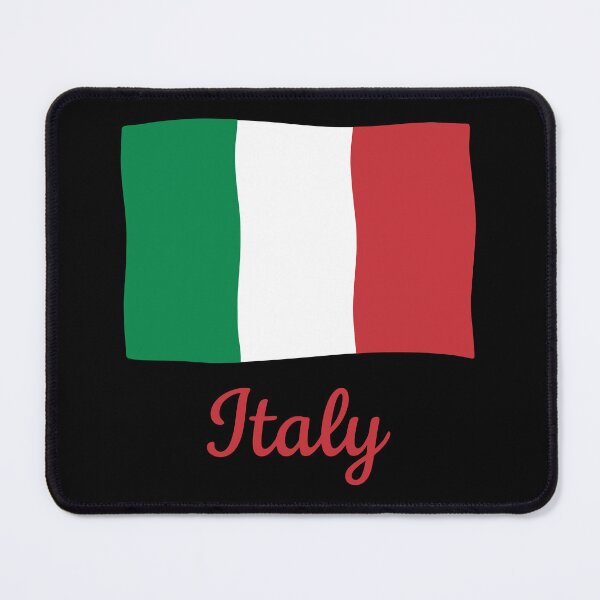 Item preview, Italian Flag Tricolore with Elegant Italy Text designed and sold by MavtM.