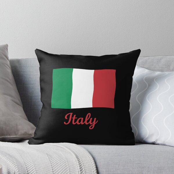Item preview, Italian Flag Tricolore with Elegant Italy Text designed and sold by MavtM.
