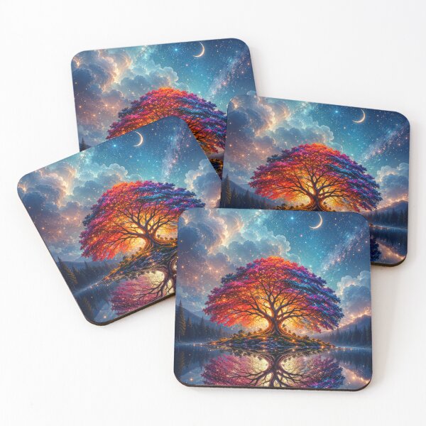 Item preview, Celestial Tree of Life – Cosmic Reflection designed and sold by H-Tsvetkova.