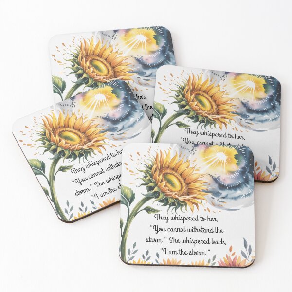 Item preview, "I Am The Storm" Sunflower 002 designed and sold by TeesYouWant.
