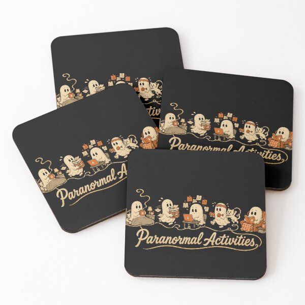 Item preview, Paranormal Activities – Cute Ghosts Everyday Life Retro Halloween designed and sold by WILLIAMS-BR.
