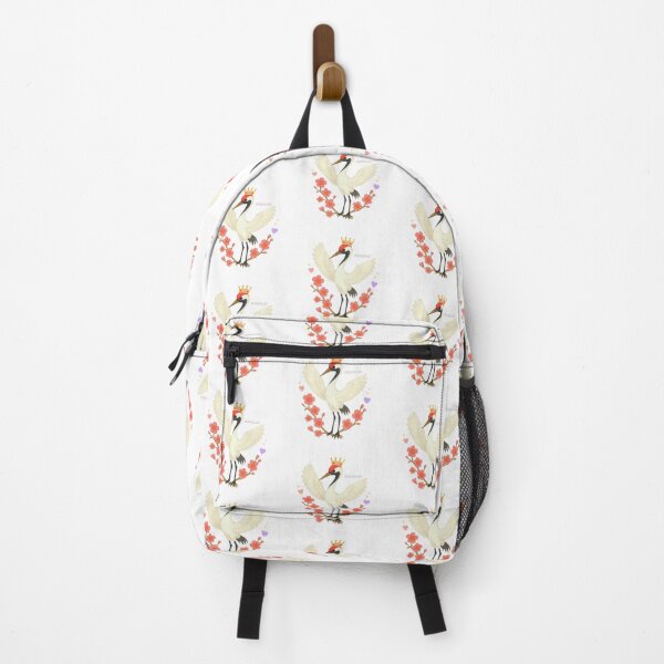 Item preview, Red-Crowned Crane with Plum Blossoms – Transparent designed and sold by HIMEKARI.