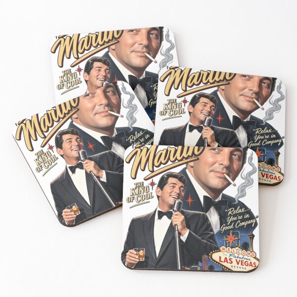 Item preview, Dean Martin The King of Cool Retro Las Vegas Vintage Design designed and sold by ActionForge.