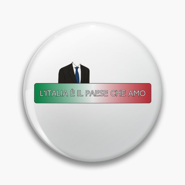 Item preview, L'Italia è il Paese che amo - iconic phrase by Silvio Berlusconi designed and sold by Lucia Mancuso.