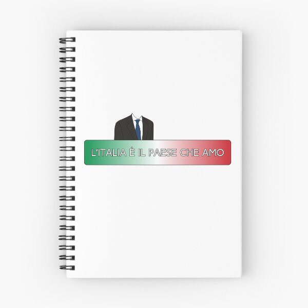 Item preview, L'Italia è il Paese che amo - iconic phrase by Silvio Berlusconi designed and sold by Lucia Mancuso.
