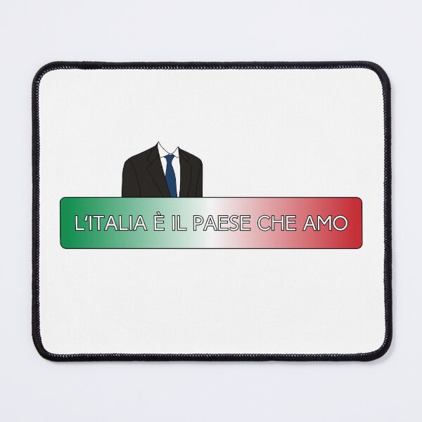 Item preview, L'Italia è il Paese che amo - iconic phrase by Silvio Berlusconi designed and sold by Lucia Mancuso.