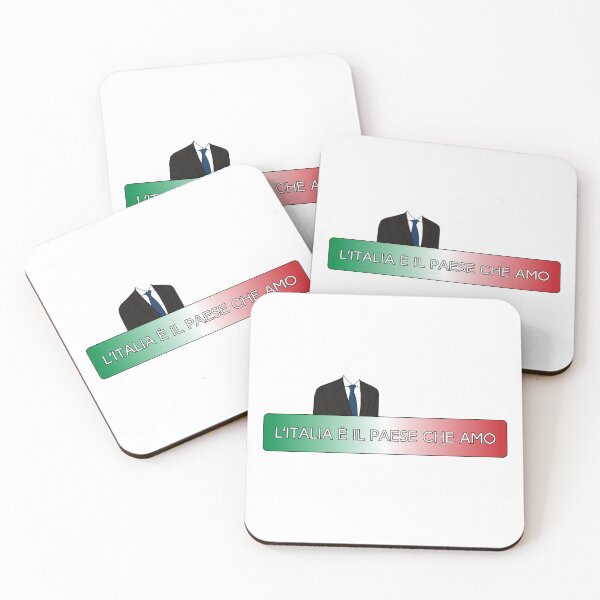 Item preview, L'Italia è il Paese che amo - iconic phrase by Silvio Berlusconi designed and sold by Lucia Mancuso.