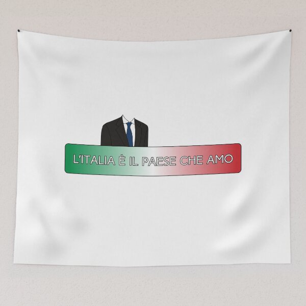 Item preview, L'Italia è il Paese che amo - iconic phrase by Silvio Berlusconi designed and sold by Lucia Mancuso.