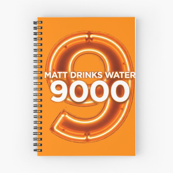 Item preview, The 9 of "Matt Drinks Water 9000" designed and sold by mcebro.