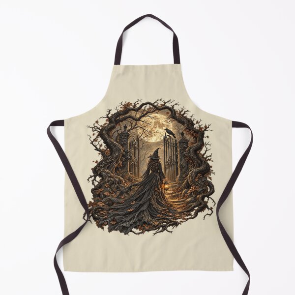 Item preview, Moonlit Iron Gate for Gothic Witch Lovers designed and sold by POD DYNASTY | Original Print On Demand T-Shirt Graphics.