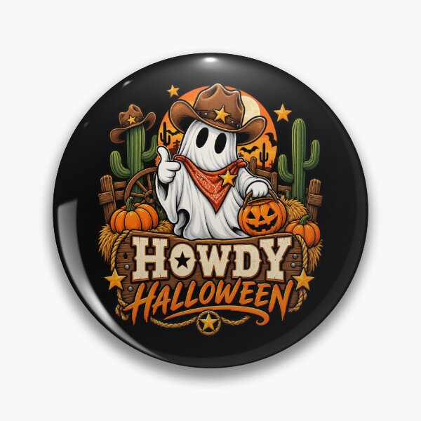 Item preview, Howdy Halloween Cowboy Ghost Western Halloween  designed and sold by afr-saad.