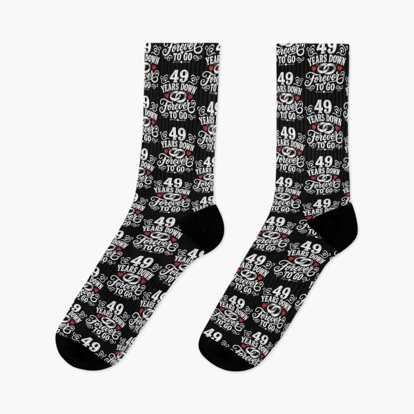 Item preview, 49 Years Down Forever To Go 49th Wedding Anniversary Gift for Couples Men Women designed and sold by Mozaic Clothes.