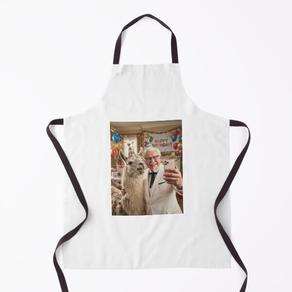 Item preview, Colonel sanders selfie llama llamas birthday cake memes happy Funny prank meme gift weird  designed and sold by CheeseBlueprint.
