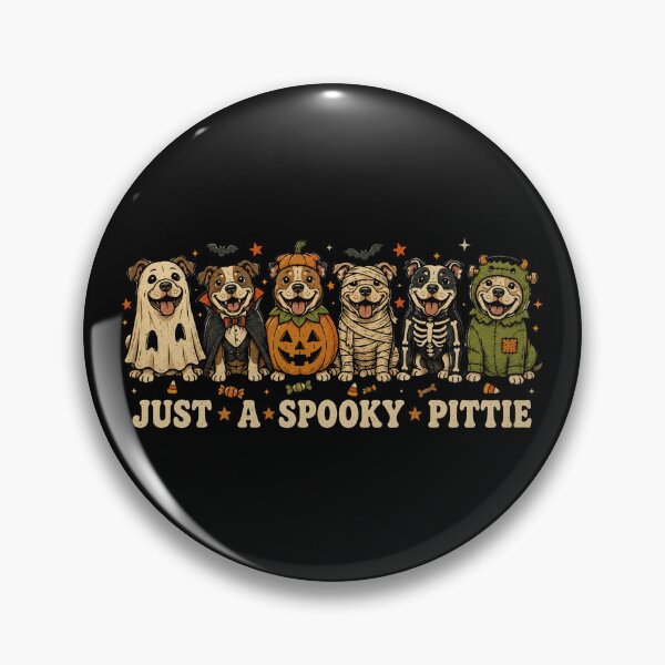 Item preview, Just a Spooky Pittie – Funny Halloween Pit Bull Costumes designed and sold by WILLIAMS-BR.