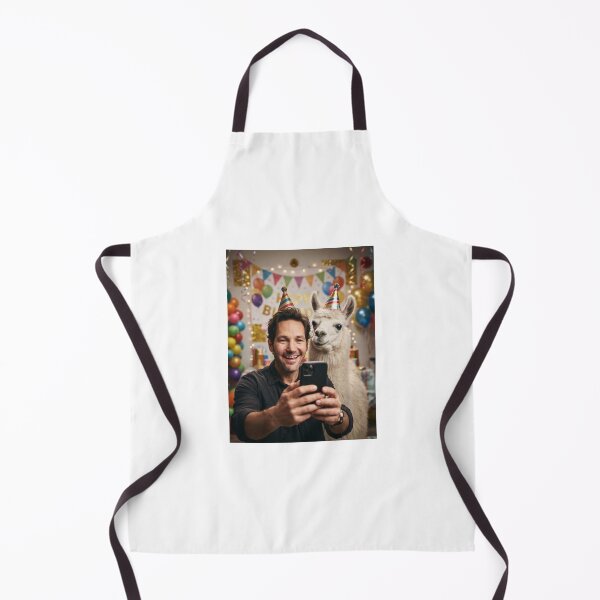 Item preview, Paul rudd selfie llama llamas birthday cake memes happy Funny prank meme gift weird  designed and sold by CheeseBlueprint.
