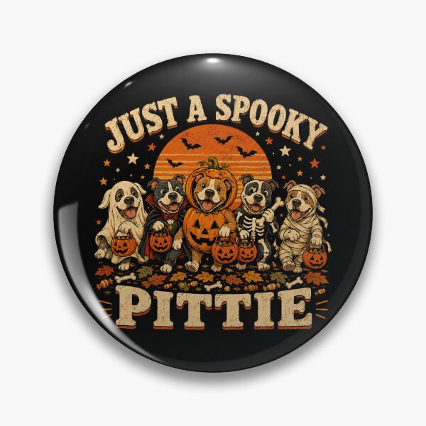 Item preview, Just a Spooky Pittie – Funny Halloween Pit Bull Costumes designed and sold by WILLIAMS-BR.
