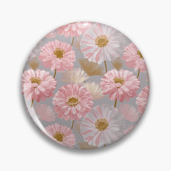 Item preview, Unique Zinnia Print  - Flower Garden Pattern - Housewarming Gift Ideas designed and sold by RoyalStarsPatts.