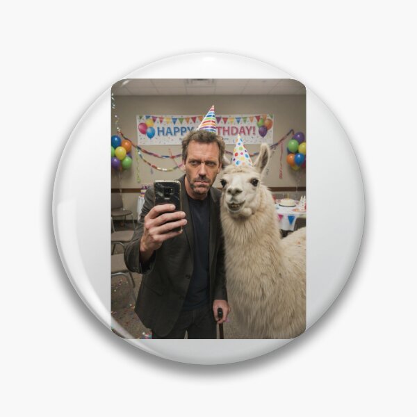 Item preview, Doctor house selfie llama llamas birthday cake memes happy Funny prank meme gift weird  designed and sold by CheeseBlueprint.