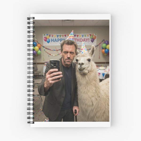 Item preview, Doctor house selfie llama llamas birthday cake memes happy Funny prank meme gift weird  designed and sold by CheeseBlueprint.
