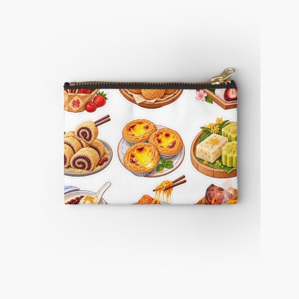 Item preview, Traditional Chinese Snacks and Desserts Illustration designed and sold by PastelPetalsCo.