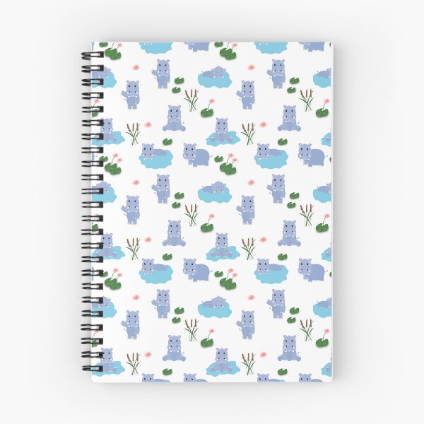 Item preview, Cute Hippo Pattern designed and sold by idovedesign.
