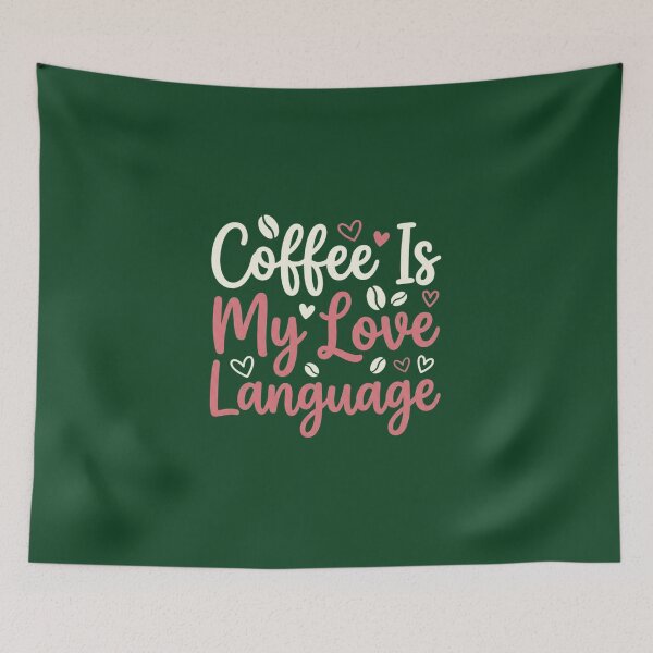 Item preview, Coffee Is My Love Language - Cute Coffee Lover Gift designed and sold by treandsart.