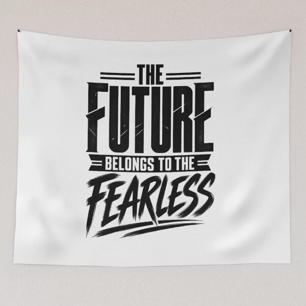 Item preview, The Future Belongs to the Fearless designed and sold by bolaAura.