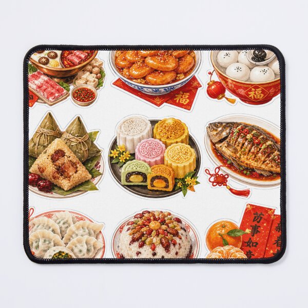 Item preview, Traditional Chinese New Year Festival Food Illustration  designed and sold by PastelPetalsCo.