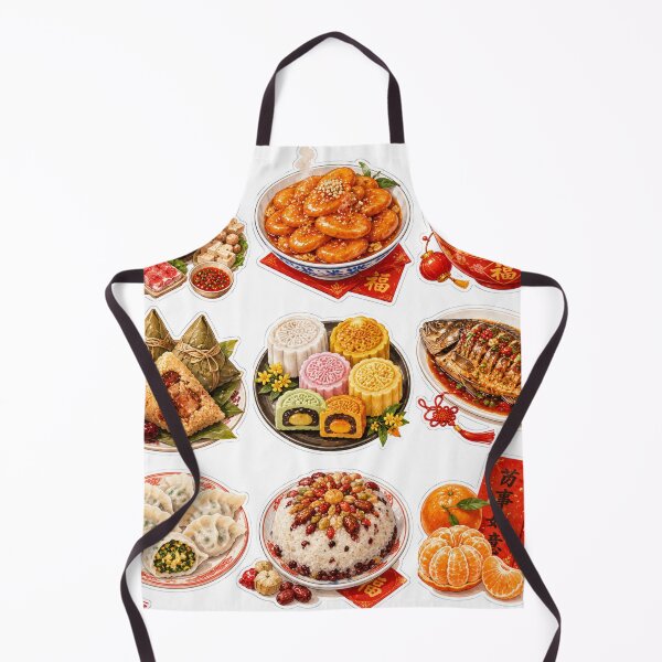 Item preview, Traditional Chinese New Year Festival Food Illustration  designed and sold by PastelPetalsCo.