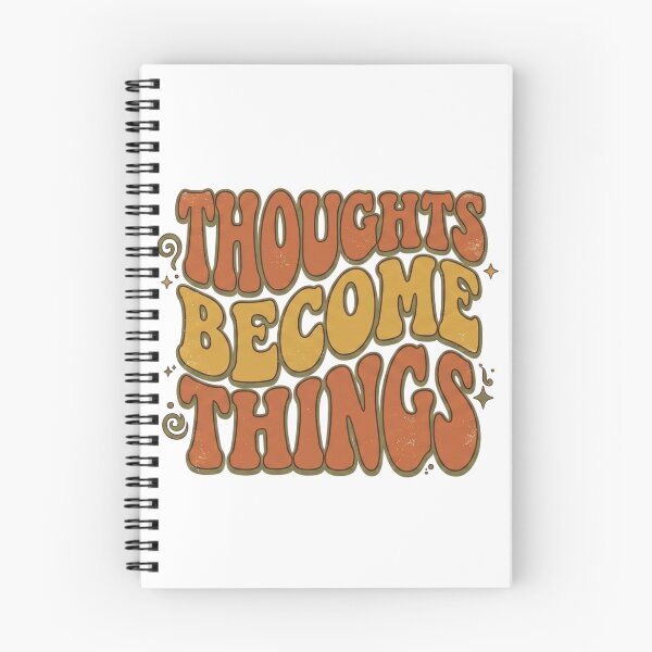 Item preview, Thoughts Become Things Vintage Inspirational Quote Design designed and sold by Pawfect Vibes Hub.