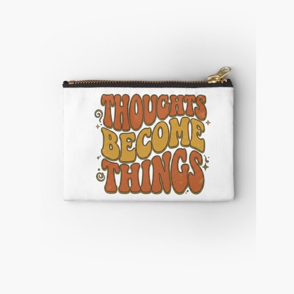 Item preview, Thoughts Become Things Vintage Inspirational Quote Design designed and sold by Pawfect Vibes Hub.