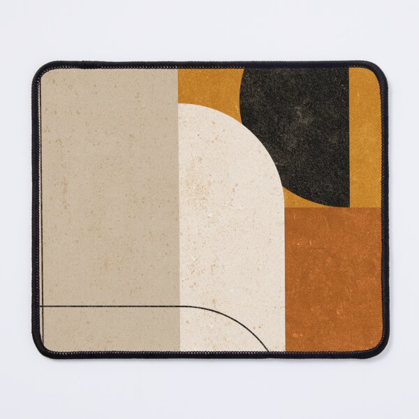 Item preview, Mid-Century Modern Abstract - Two Tone Earthy - Geometric Retro Art designed and sold by GrinGalore.