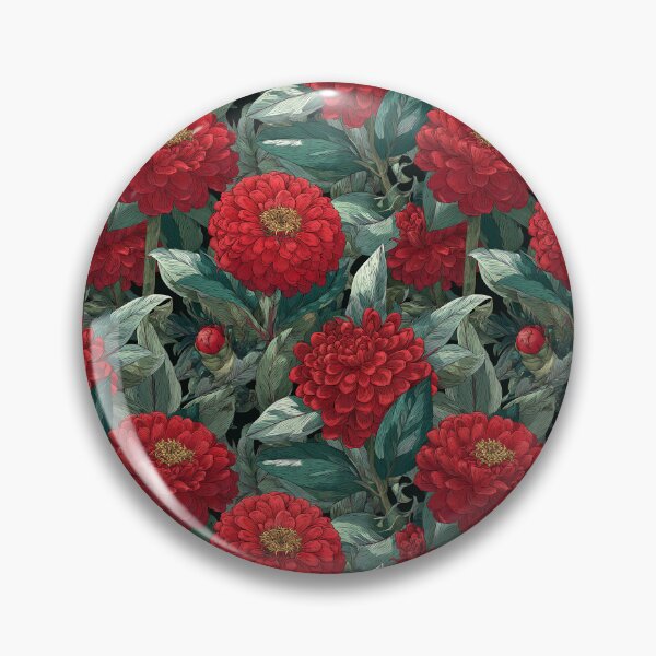 Item preview, Colorful Zinnia Print  - Flower Bouquet Pattern - Moms Day Gifts designed and sold by RoyalStarsPatts.