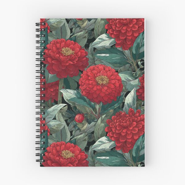 Item preview, Colorful Zinnia Print  - Flower Bouquet Pattern - Moms Day Gifts designed and sold by RoyalStarsPatts.