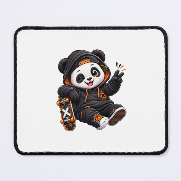 Artikelvorschau, Niedlicher Panda-Skater | Kawaii-Skateboard-Panda entworfen und verkauft von Ricomin.