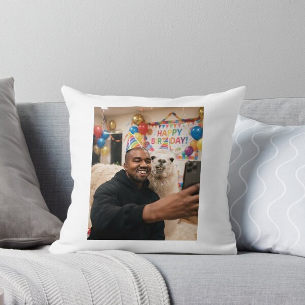 Item preview, Kanye west selfie llama llamas birthday cake memes happy Funny prank meme gift weird  designed and sold by CheeseBlueprint.